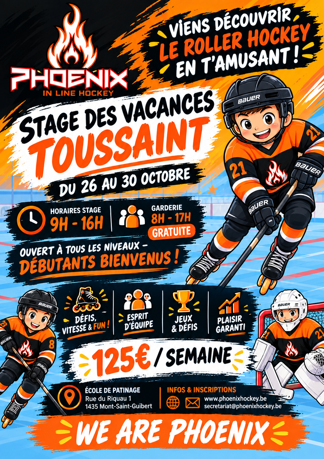 Affiche Stage Toussaint 2026